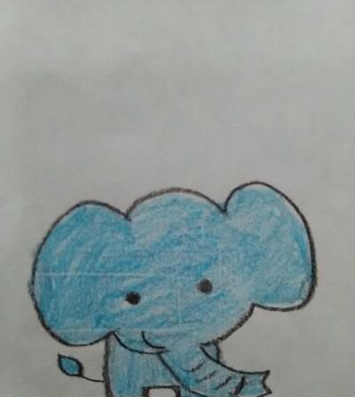 如何画大象简笔画步骤
