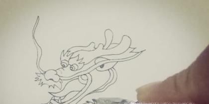 龙怎么画,十二生肖龙画法教程