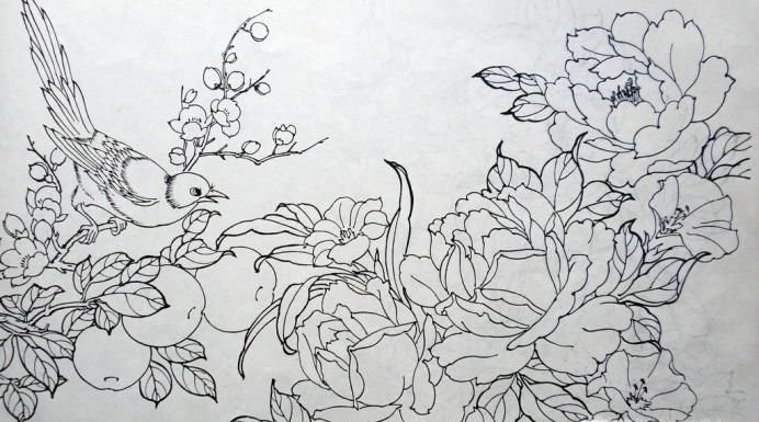 白描手法的特点以及白描绘画的三大要素