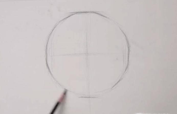 素描几何体教程 圆球体的素描超详细画法