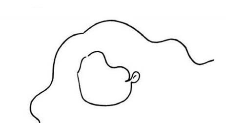 简笔画美人鱼的画法