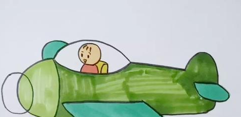 飞机简笔画