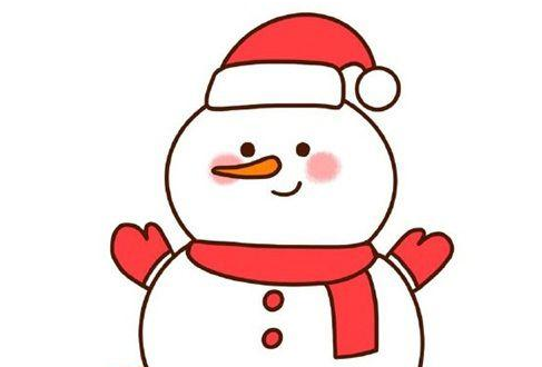 雪人简笔画
