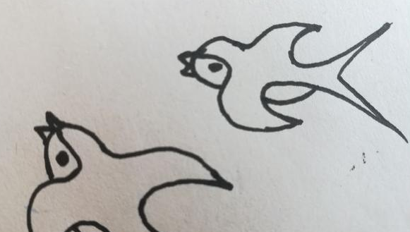 燕子简笔画
