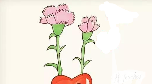 康乃馨简笔画
