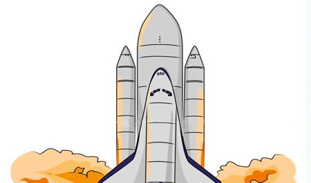 宇宙飞船简笔画