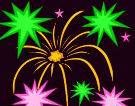 烟花简笔画