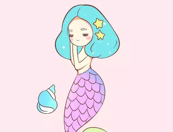美人鱼简笔画