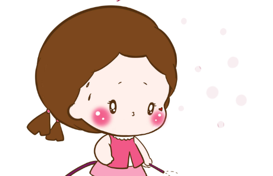 小女孩简笔画