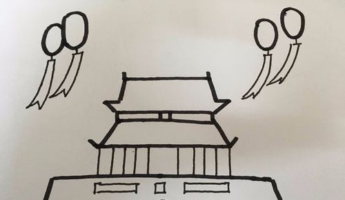 北京天安简笔画