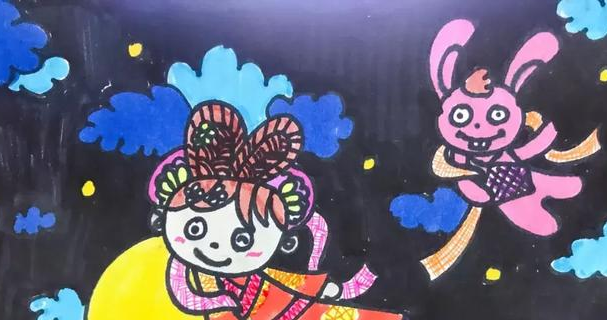 中秋节简笔画
