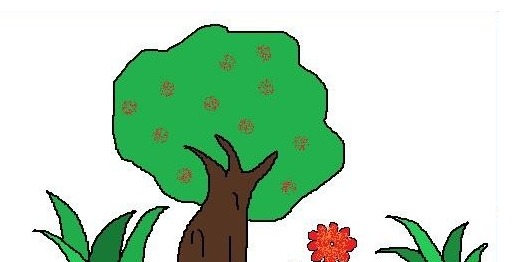 少儿简笔画花草树木