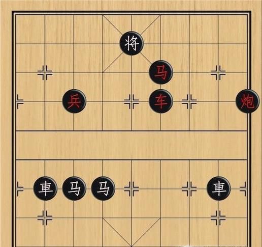 象棋：兵上马车，联合进攻