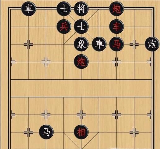 象棋：清除障碍，组建马后炮杀招