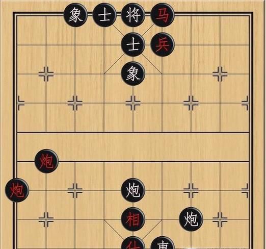 象棋:破解埋伏双杀,反击得胜