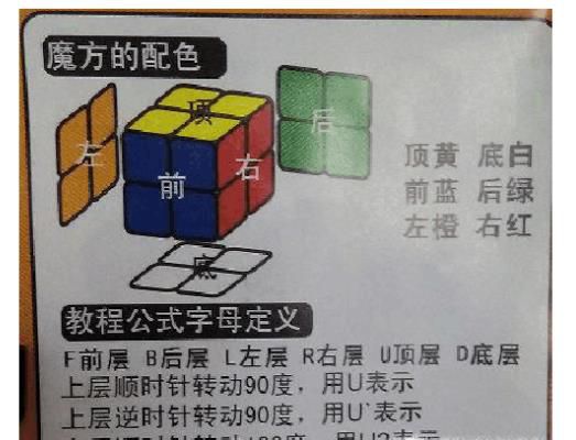 二阶魔方怎么还原