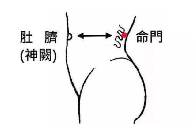 按摩穴位缓解腰疼
