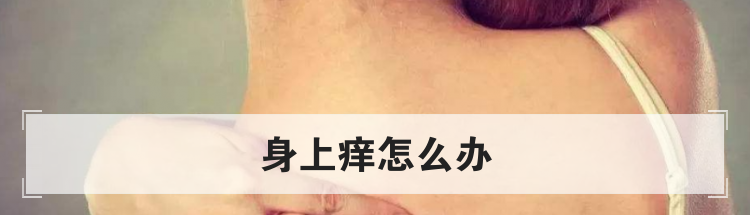 身上痒怎么办